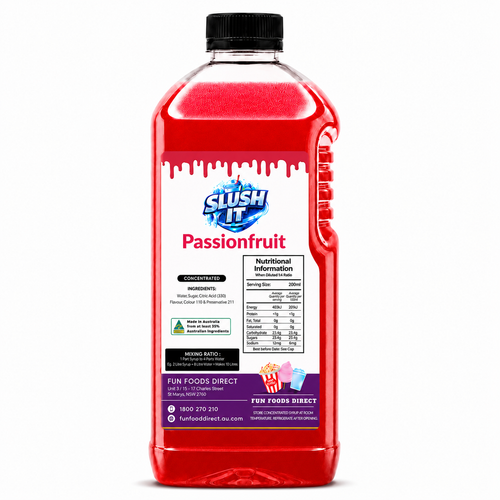 Passionfruit Slushy Mix 2L Bottle