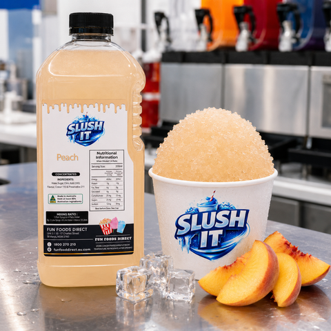 Peach Sno Cone Bottle