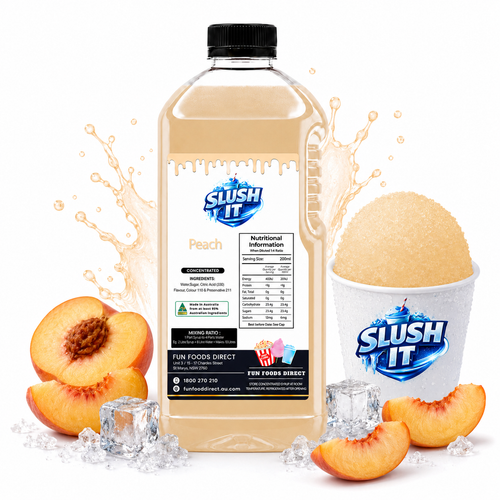 Peach Sno Cone Bottle