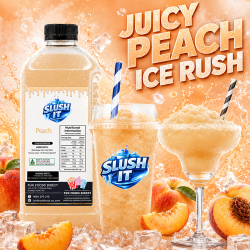 Peach Slushy 2L Bottle