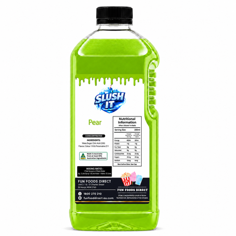 Pear Sno Cone Bottle