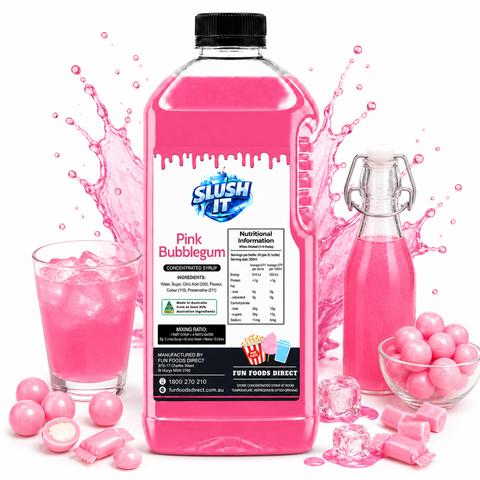 Pink Bubblegum Cordial Mixes 2L