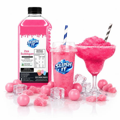 Pink Bubblegum Slushy 2LBottle