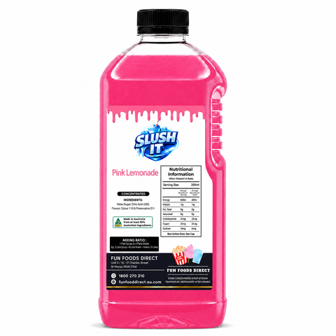 Pink Lemonade Sno Cone Bottle