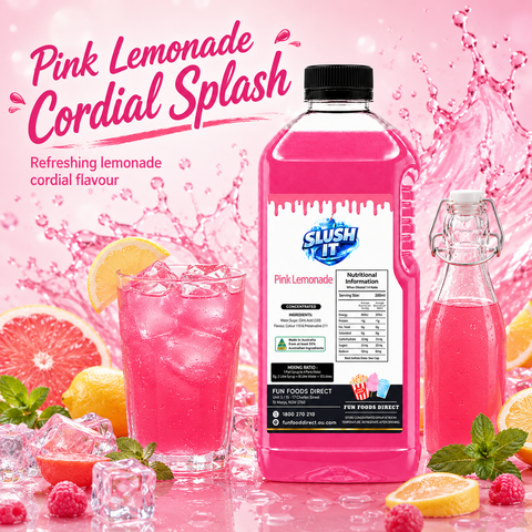 Pink Lemonade Cordial Mixes 2L