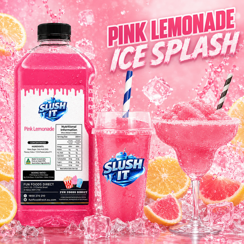Pink Lemonade Slushy 2L Bottle
