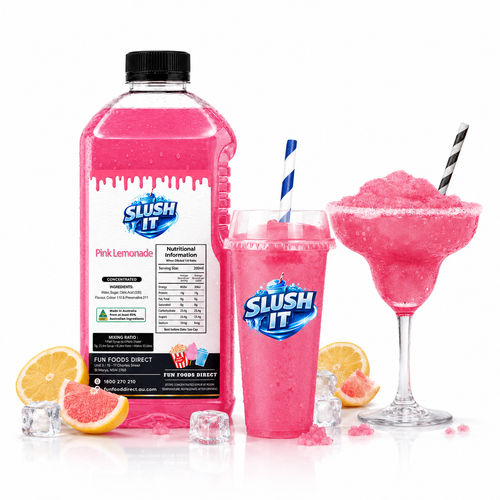 Pink Lemonade Slushy 2L Bottle