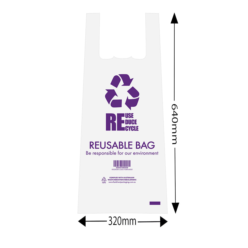 Singlet Checkout Reusable Shopping Bags