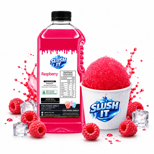 Raspberry Sno Cone Bottle