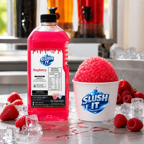Raspberry Sno Cone Bottle