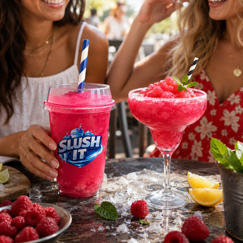 Red Raspberry Slushy 2L Bottle