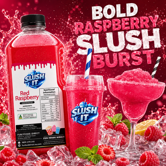 Red Raspberry Slushy 2L Bottle