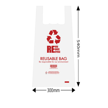 Singlet Checkout Reusable Shopping Bags