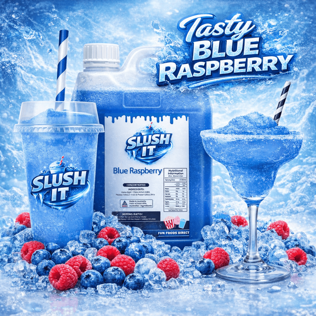 Blue Raspberry Slushy Sticker Blue Raspberry Slushy 2L Bottle โ Fun Foods Direct