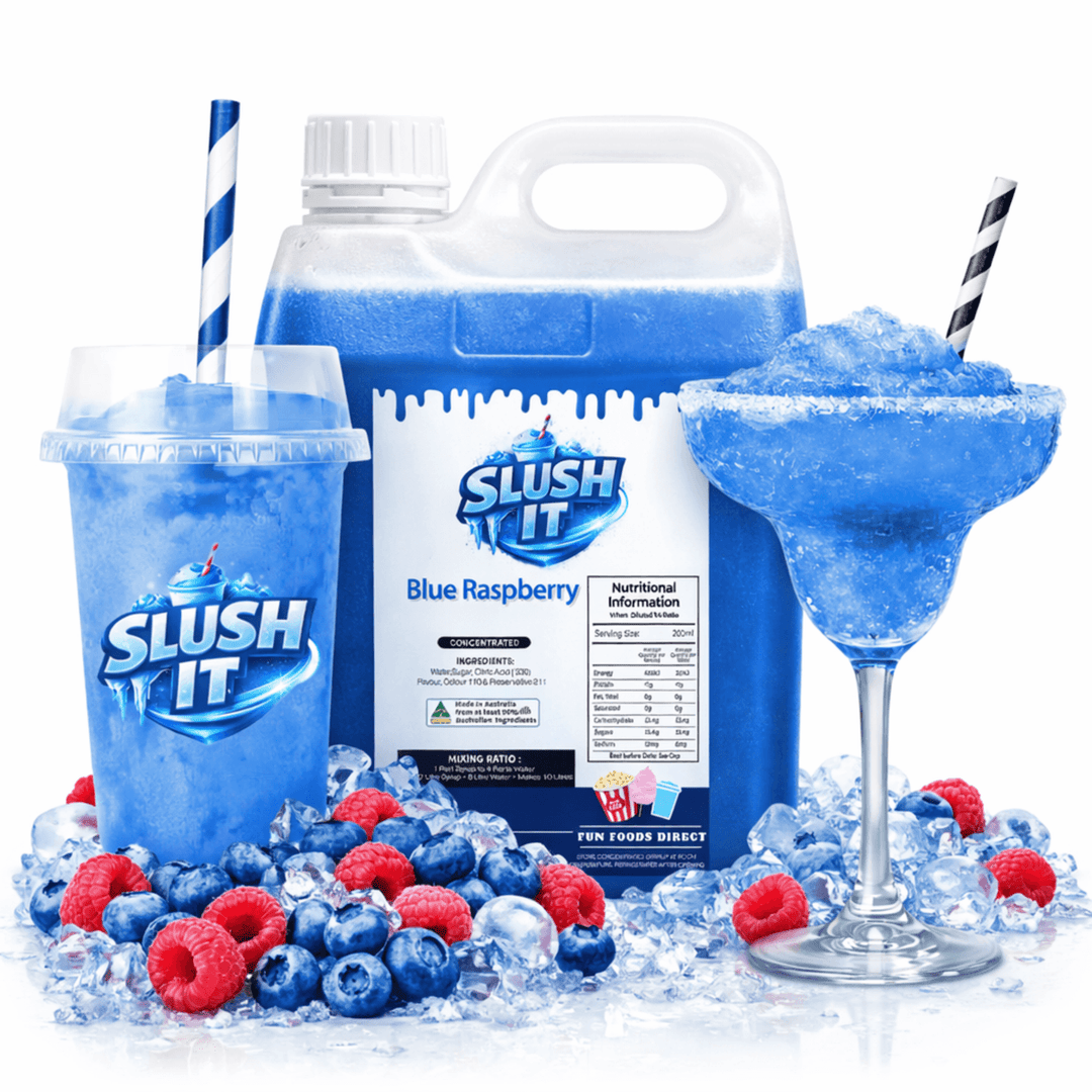 Blue Raspberry Slushy Sticker Blue Raspberry Slushy 2L Bottle โ Fun Foods Direct