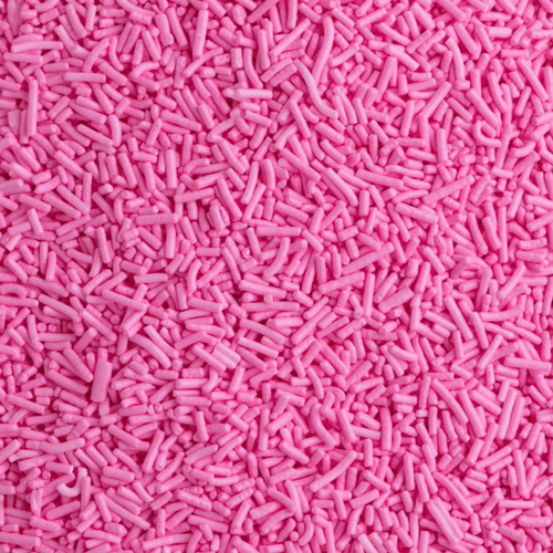 Pink Topping Jimmies Sprinkles