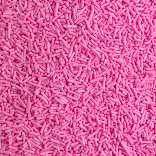 Pink Topping Jimmies Sprinkles