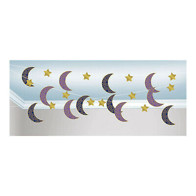 Moon & Stars Celebration Moons & Stars Hanging String Decorations