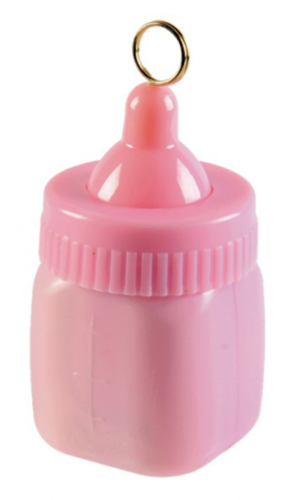 Baby Bottle Pink Balloon Weight