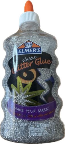 Elmers Classic Glitter Glue 5oz - 147ml -Silver