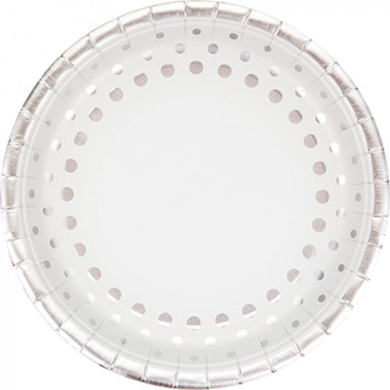 Sparkle & Shine Silver Dinner Plates