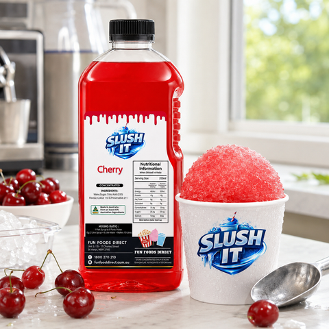 Cherry Sno Cone Bottle