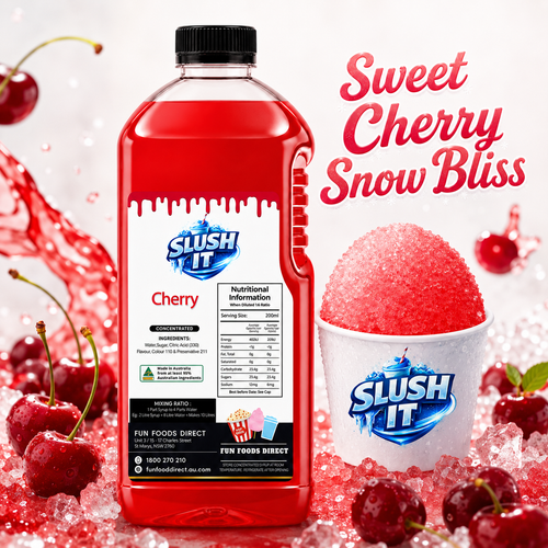 Cherry Sno Cone Bottle