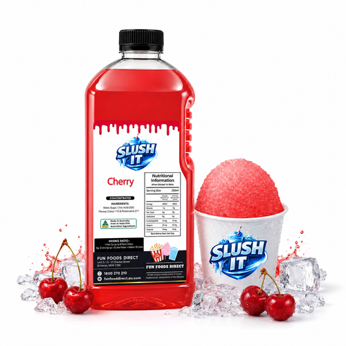 Cherry Sno Cone Bottle