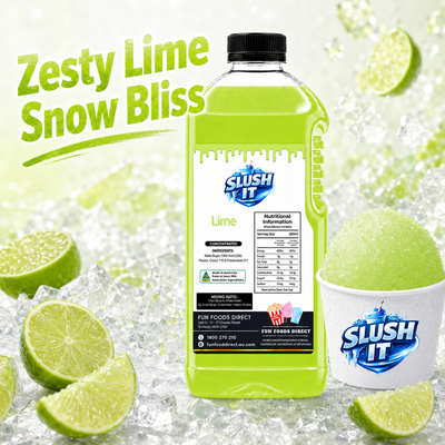 Lime Sno Cone Bottle