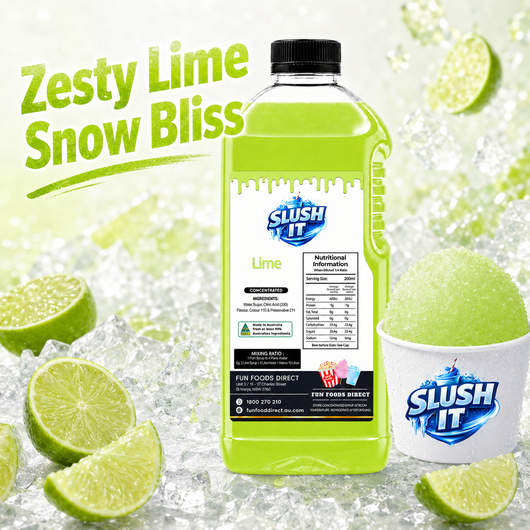 Lime Sno Cone Bottle