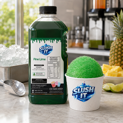 Pinelime Sno Cone Bottle