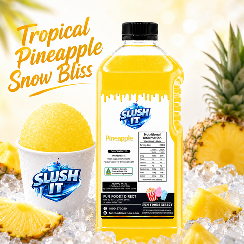 Pineapple Sno Cone Bottle