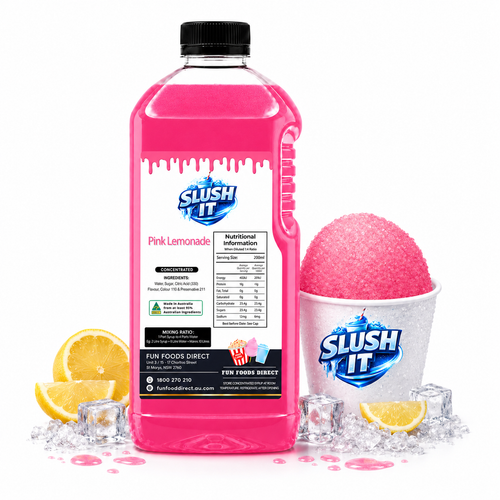 Pink Lemonade Sno Cone Bottle