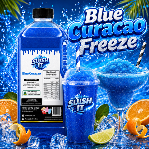 Blue Curacao Slushy Mix 2L Bottle