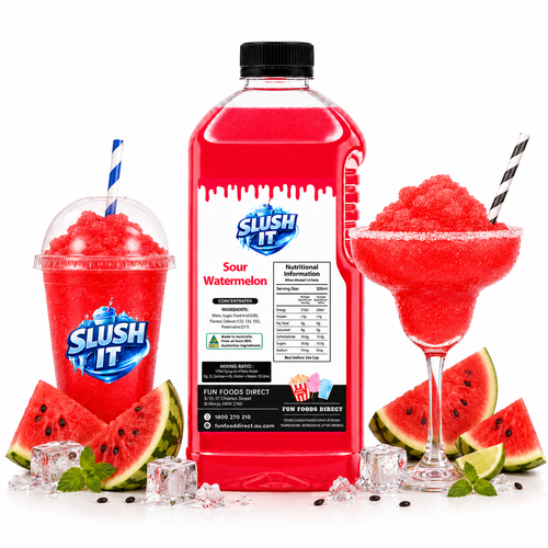 Sour Watermelon Slushy Mix 2L Bottle