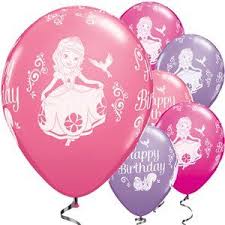 Sofia The First Latex Balloons