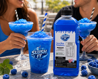 Sour Blue Raspberry Slushy Mix 2L Bottle
