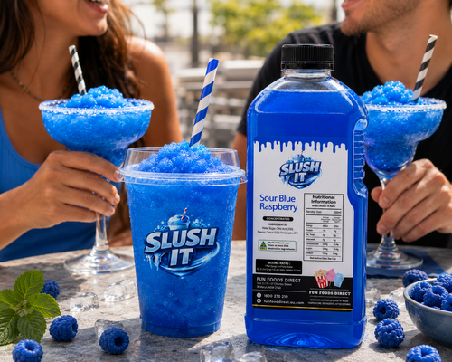 Sour Blue Raspberry Slushy Mix 2L Bottle
