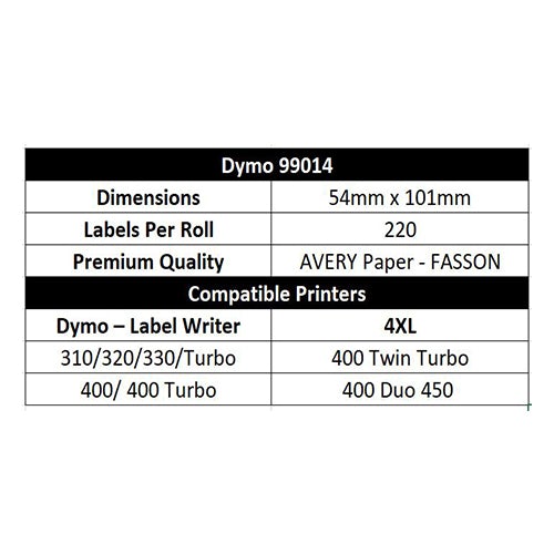 DYMO Compatible Shipping Labels