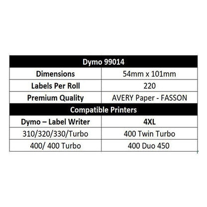 DYMO Compatible Shipping Labels