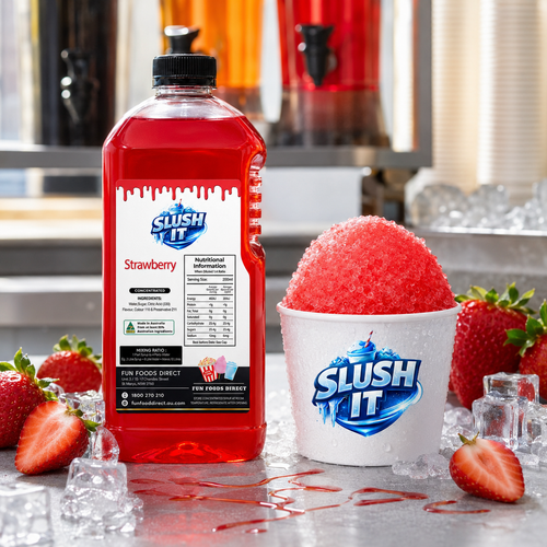 Strawberry Sno Cone Bottle