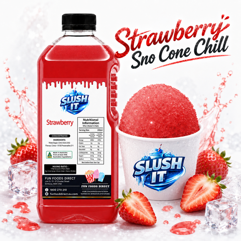 Strawberry Sno Cone Bottle