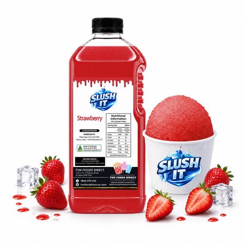Strawberry Sno Cone Bottle