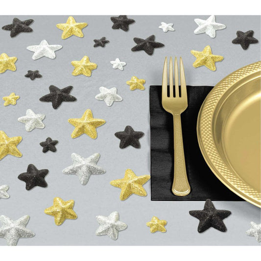 Hollywood Glitz & Glam Table Glittered Star