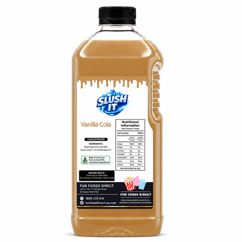Vanilla Cola Slushy 2L Bottle