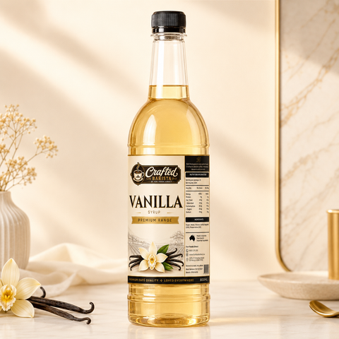 Vanilla Syrup Premium Range 800mL | Rich Vanilla Flavour