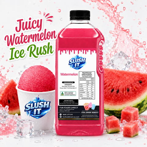 Watermelon Sno Cone Bottle