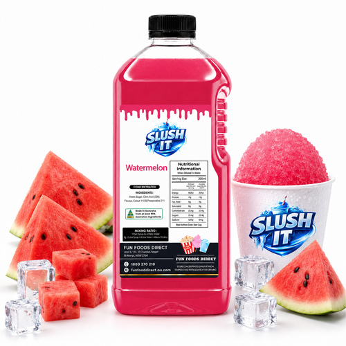 Watermelon Sno Cone Bottle