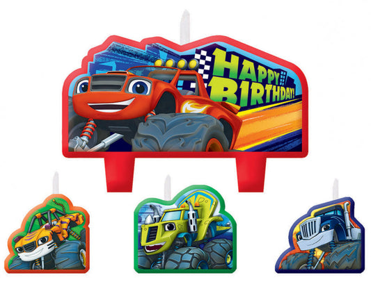 Blaze Birthday Candle Set